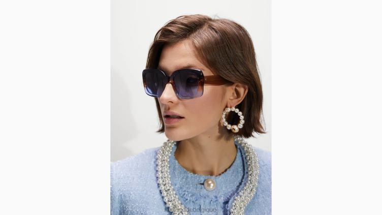lunettes de soleil bellamy Kate Spade femmes accessoires D82881376 bleu/beige