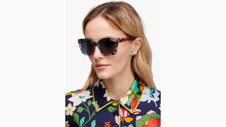 lunettes de soleil camryn Kate Spade femmes accessoires D82881351 bleu multicolore