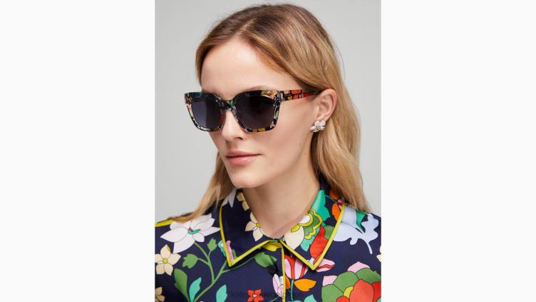 lunettes de soleil camryn Kate Spade femmes accessoires D82881351 bleu multicolore