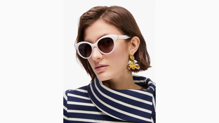 lunettes de soleil élina Kate Spade femmes accessoires D82881370 blanc