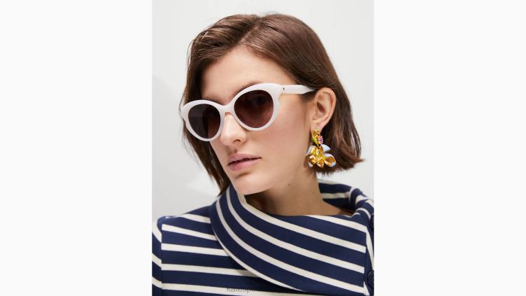 lunettes de soleil élina Kate Spade femmes accessoires D82881370 blanc