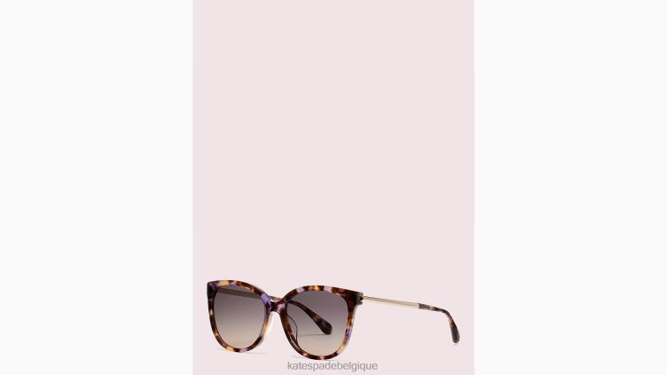 lunettes de soleil polarisées britton Kate Spade femmes accessoires D82881381 figue rôtie/rose rococo