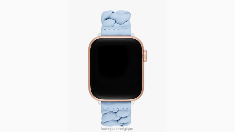 Bracelet en cuir tressé 38-49 mm pour apple watch Kate Spade femmes accessoires D82881070 marine