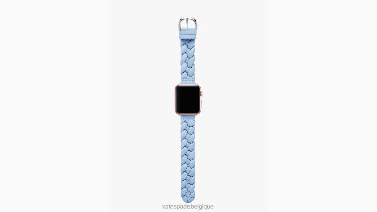 Bracelet en cuir tressé 38-49 mm pour apple watch Kate Spade femmes accessoires D82881070 marine