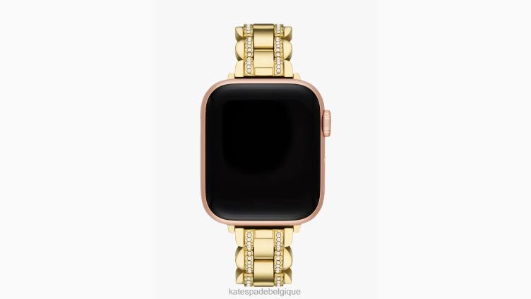 Lien festonné pavé d'or 38/40 mm pour Apple Watch Kate Spade femmes accessoires D82881189 feux de la rampe