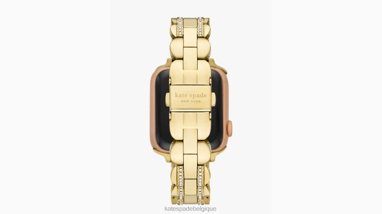 Lien festonné pavé d'or 38/40 mm pour Apple Watch Kate Spade femmes accessoires D82881189 feux de la rampe