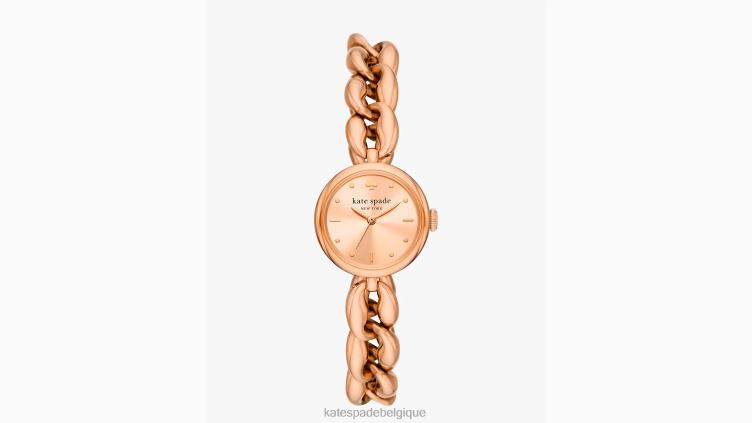 montre-bracelet monroe en acier inoxydable doré rose Kate Spade femmes accessoires D82881153 or rose
