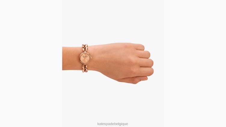 montre-bracelet monroe en acier inoxydable doré rose Kate Spade femmes accessoires D82881153 or rose