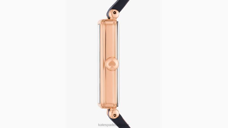 montre en cuir rosedale Kate Spade femmes accessoires D82881124 marine