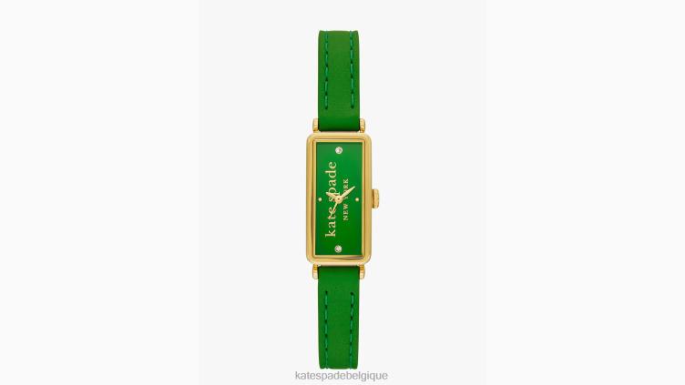 montre en cuir vert rosedale Kate Spade femmes accessoires D82881180 vert