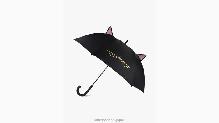 parapluie chat Kate Spade femmes accessoires D82881293 noir