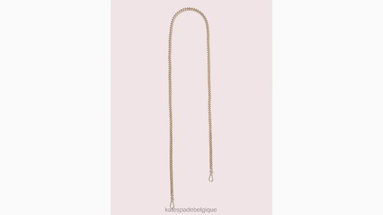 bandoulière en chaîne avec détails en métal Kate Spade femmes accessoires D8288240 or rose