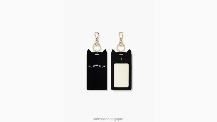 identification du chat agrafe Kate Spade femmes accessoires D82881300 noir