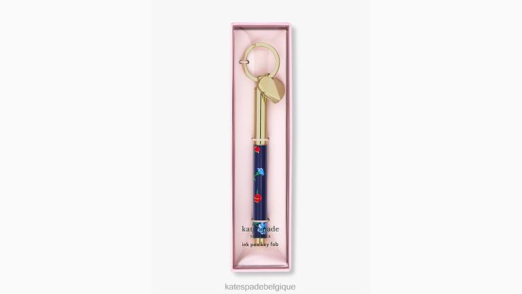 porte-clés stylo à encre à lancer de jardin Kate Spade femmes accessoires D82881365 marine