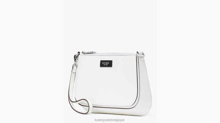 mini-pochette en cuir sam icon Kate Spade femmes accessoires D8288174 vrai blanc