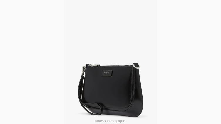 mini-pochette en cuir sam icon Kate Spade femmes accessoires D8288175 noir