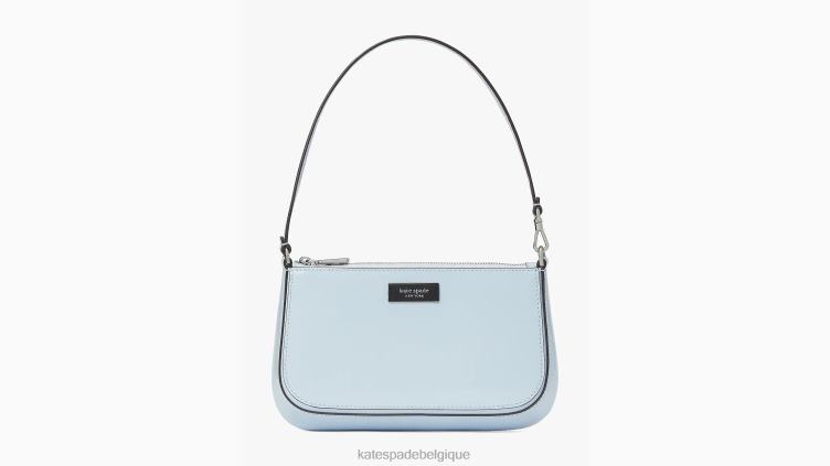 mini-pochette en cuir sam icon Kate Spade femmes accessoires D8288176 bleu aquarelle