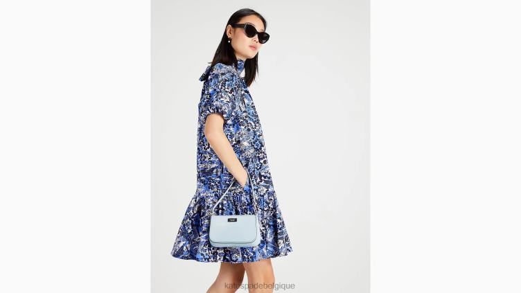 mini-pochette en cuir sam icon Kate Spade femmes accessoires D8288176 bleu aquarelle