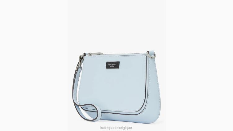 mini-pochette en cuir sam icon Kate Spade femmes accessoires D8288176 bleu aquarelle