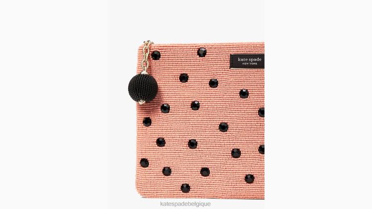 petite pochette gia exprès Kate Spade femmes accessoires D8288466 rose multicolore