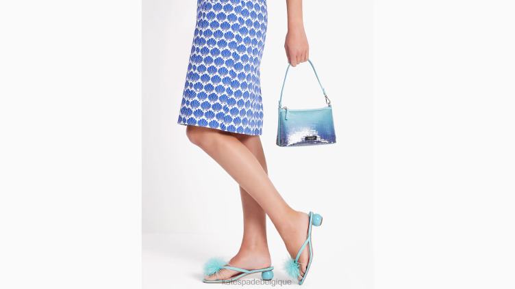 pochette east west à sequins ombrés lulu Kate Spade femmes accessoires D82887 piscine parfaite multi
