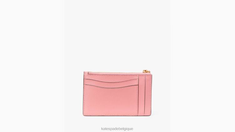 porte-cartes morgan Kate Spade femmes accessoires D8288371 rose saumon