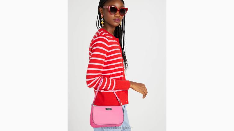 sam icon ksnyl mini pochette en nylon Kate Spade femmes accessoires D8288194 nuage rose