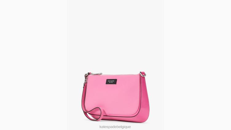 sam icon ksnyl mini pochette en nylon Kate Spade femmes accessoires D8288194 nuage rose