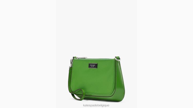 sam icon ksnyl mini pochette en nylon Kate Spade femmes accessoires D8288196 ks vert