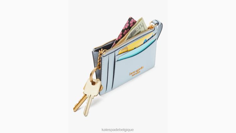 étui à cartes Morgan aux couleurs contrastées Kate Spade femmes accessoires D8288362 crème multi