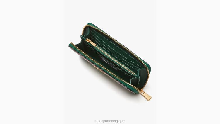 Disney x New York - Portefeuille continental zippé Bambi Kate Spade femmes accessoires D8288443 multi