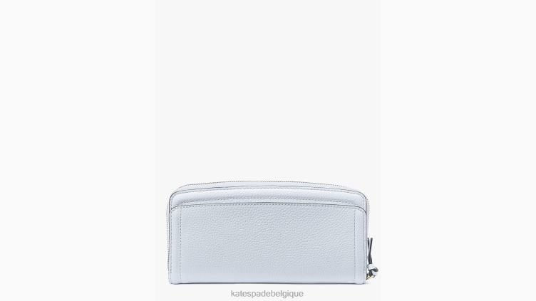 portefeuille continental fin Knott Kate Spade femmes accessoires D8288423 bleu aquarelle