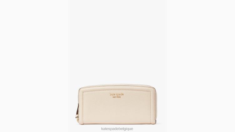 portefeuille continental fin Knott Kate Spade femmes accessoires D8288426 verre de lait