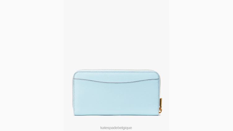 portefeuille continental zippé morgan Kate Spade femmes accessoires D8288385 piscine parfaite