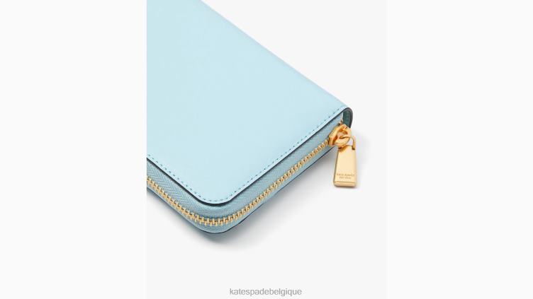 portefeuille continental zippé morgan Kate Spade femmes accessoires D8288385 piscine parfaite