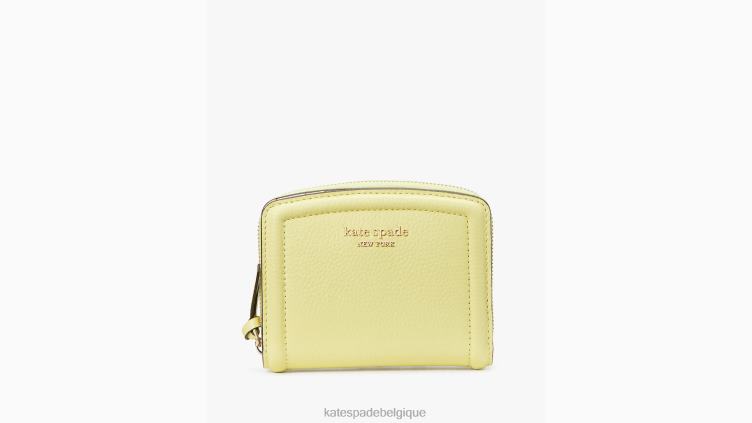 petit portefeuille compact Knot Kate Spade femmes accessoires D8288352 le soleil brille