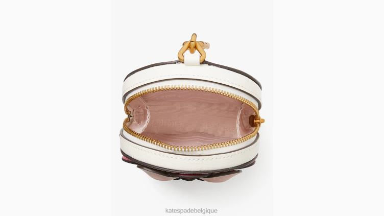 porte-monnaie à fleurs en fleurs Kate Spade femmes accessoires D8288450 crème multi