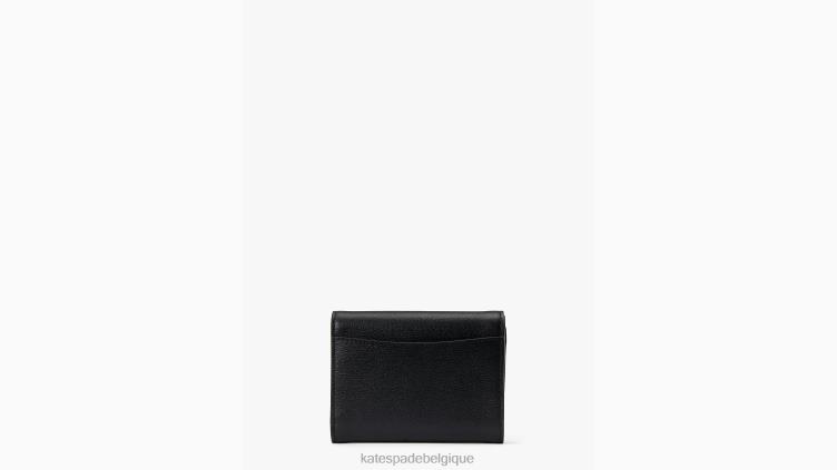 portefeuille à rabat Katy Kate Spade femmes accessoires D8288446 noir