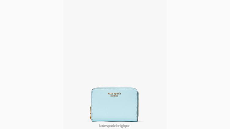 étui à cartes zippées morgan Kate Spade femmes accessoires D8288409 piscine parfaite