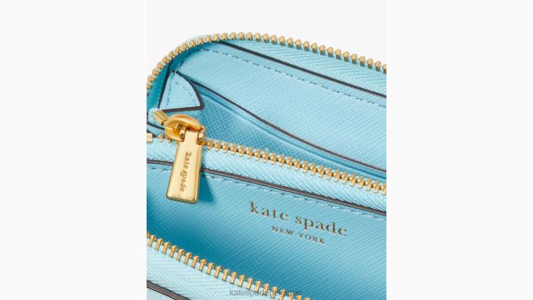 étui à cartes zippées morgan Kate Spade femmes accessoires D8288409 piscine parfaite