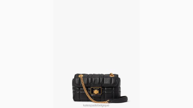 petit sac à bandoulière matelassé evelyn Kate Spade femmes accessoires D8288233 noir