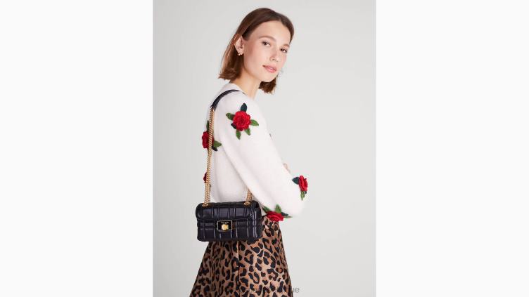 petit sac à bandoulière matelassé evelyn Kate Spade femmes accessoires D8288233 noir