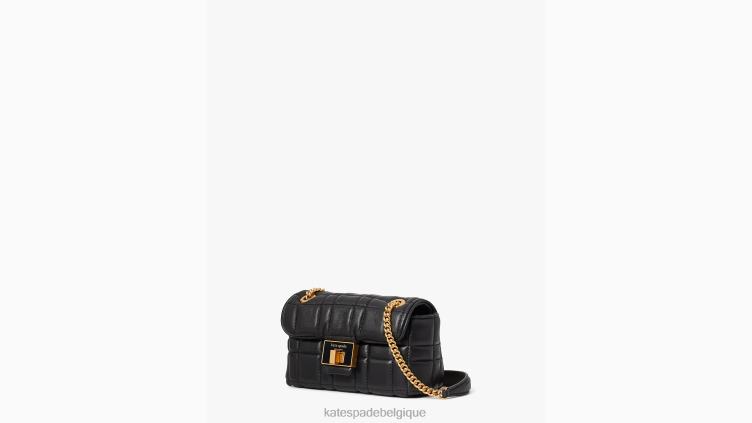 petit sac à bandoulière matelassé evelyn Kate Spade femmes accessoires D8288233 noir