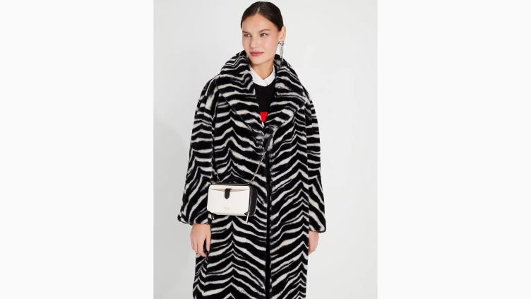 sac à bandoulière à double fermeture éclair color block hudson Kate Spade femmes accessoires D8288214 parchemin multi