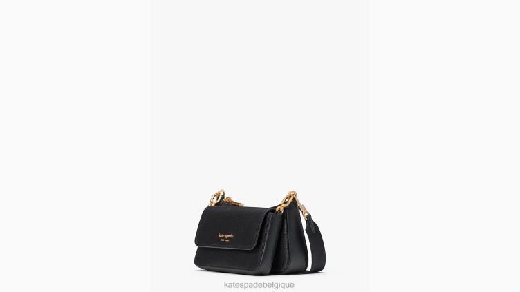 sac à bandoulière double morgan Kate Spade femmes accessoires D8288298 noir