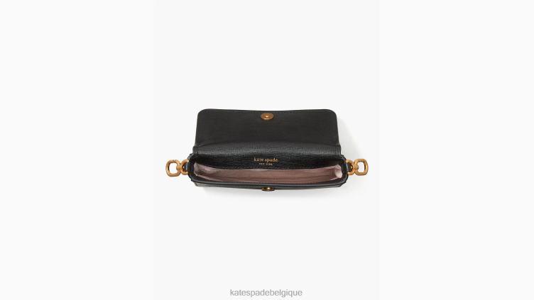 sac à bandoulière double morgan Kate Spade femmes accessoires D8288298 noir