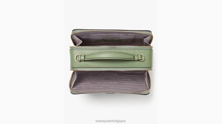 sac à bandoulière hudson à double fermeture éclair Kate Spade femmes accessoires D828888 romaine