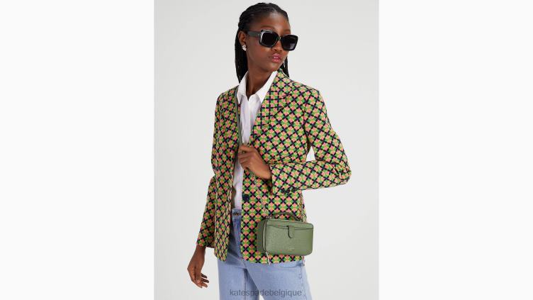 sac à bandoulière hudson à double fermeture éclair Kate Spade femmes accessoires D828888 romaine