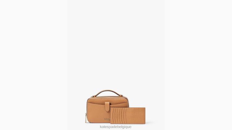 sac à bandoulière hudson à double fermeture éclair Kate Spade femmes accessoires D828890 bungalow