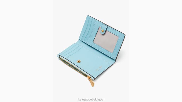 Morgan, petit portefeuille fin à deux volets Kate Spade femmes accessoires D8288361 piscine parfaite